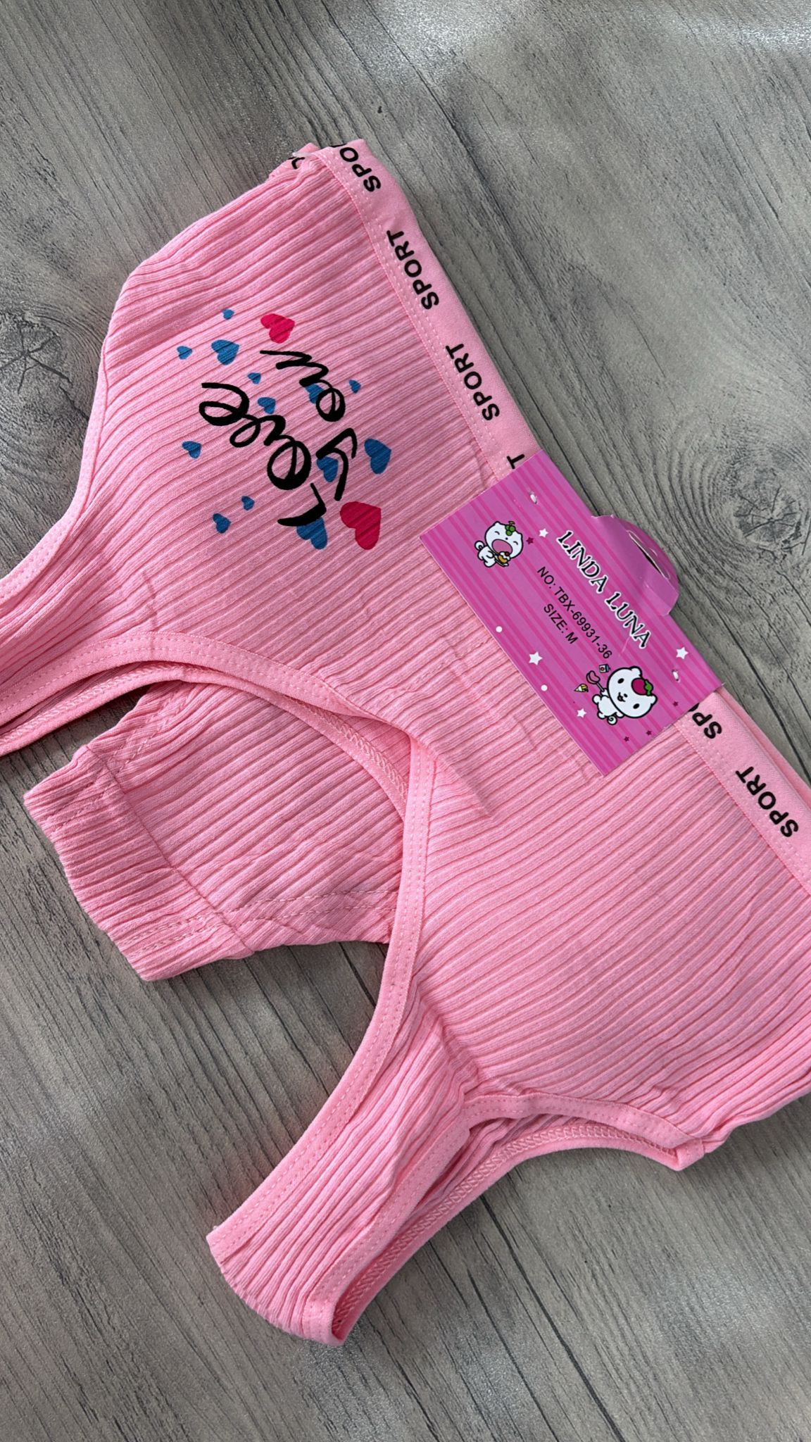 Conjunto de niña en algodón