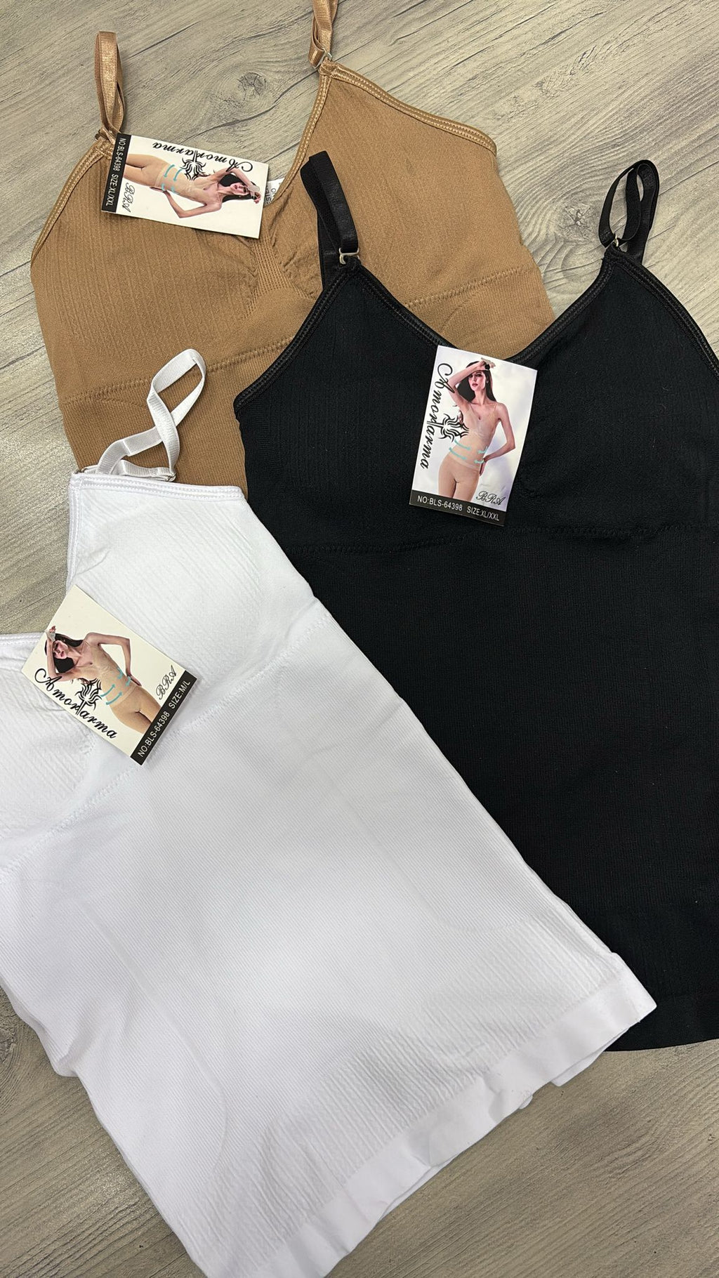 Pack de tres musculosas reductoras
