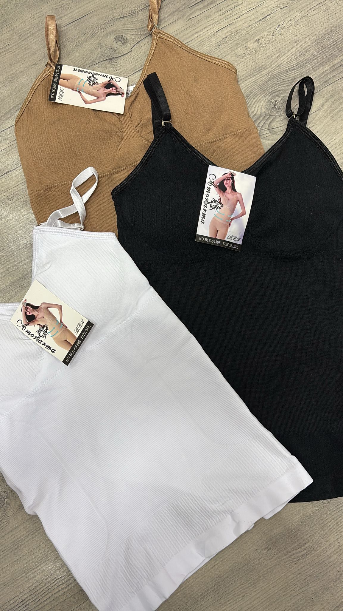 Pack de tres musculosas reductoras