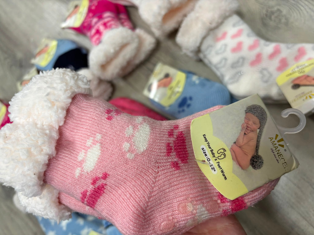 Pack de 2 medias de bebe con antideslizante