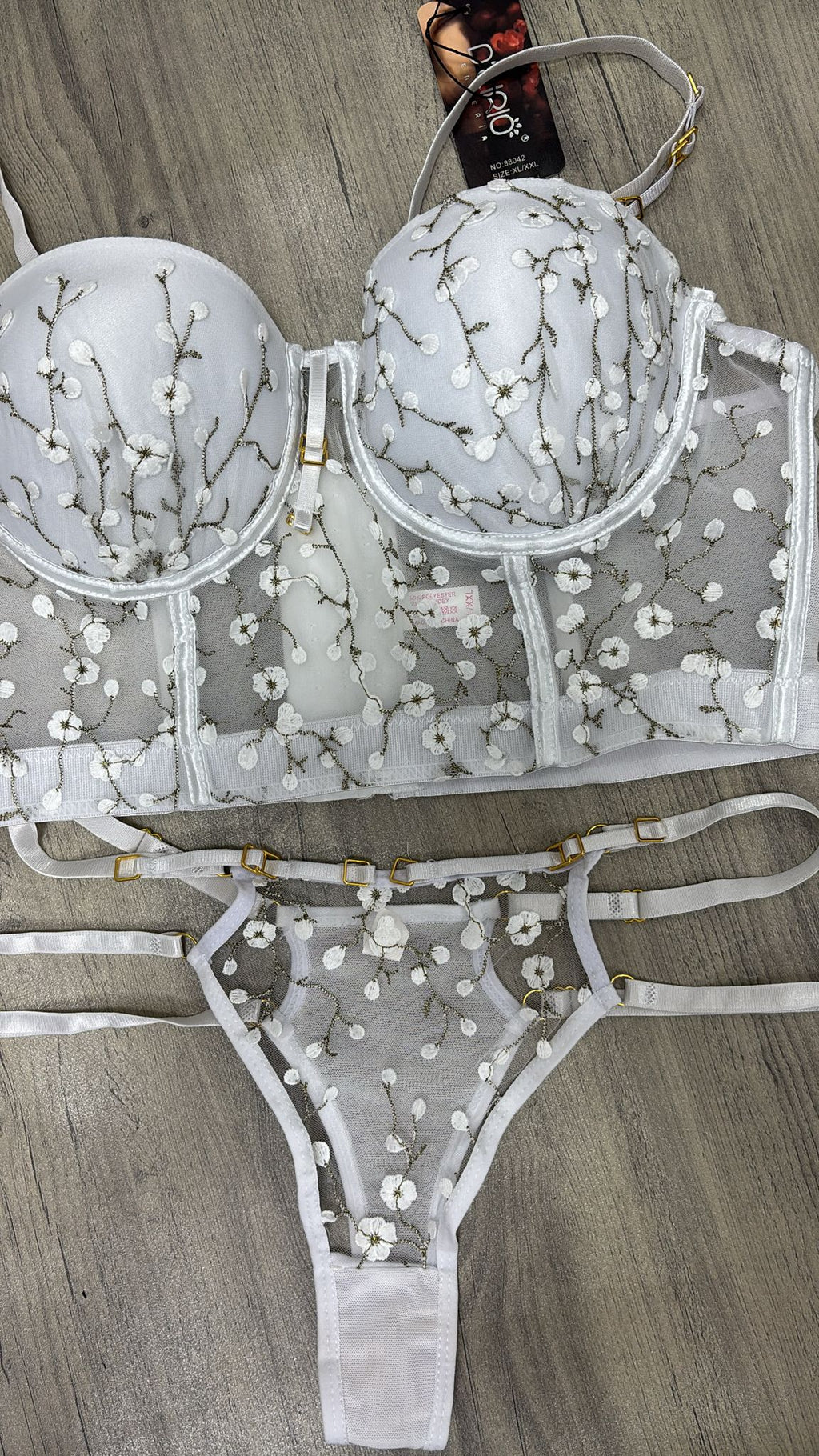 Conjunto corset y colaless
