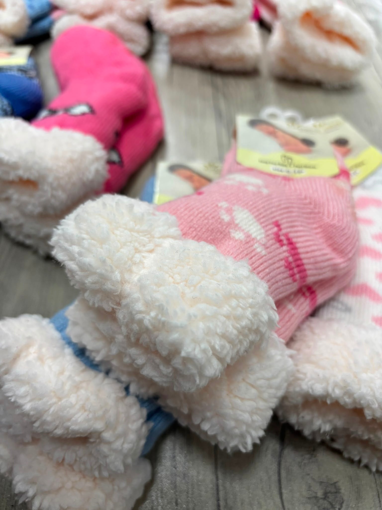 Pack de 2 medias de bebe con antideslizante